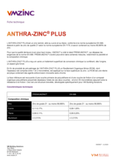 Fiche technique ANTHRA-ZINC PLUS